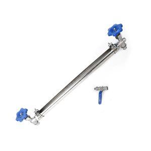 Threated Tubular Level Gauge With Stainless Steel Sheath Threated Tubular Level Gauge With Stainless Steel Sheath
