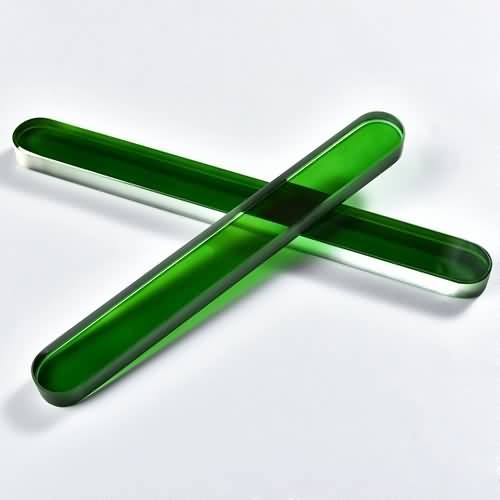 Green Double Colour Transparent Gauge Glass