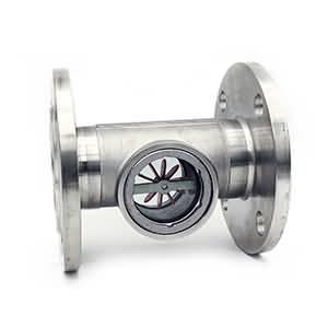 Flanged Sight Flow Indicator With Eccentric Impeller Flanged Sight Flow Indicator With Eccentric Impeller